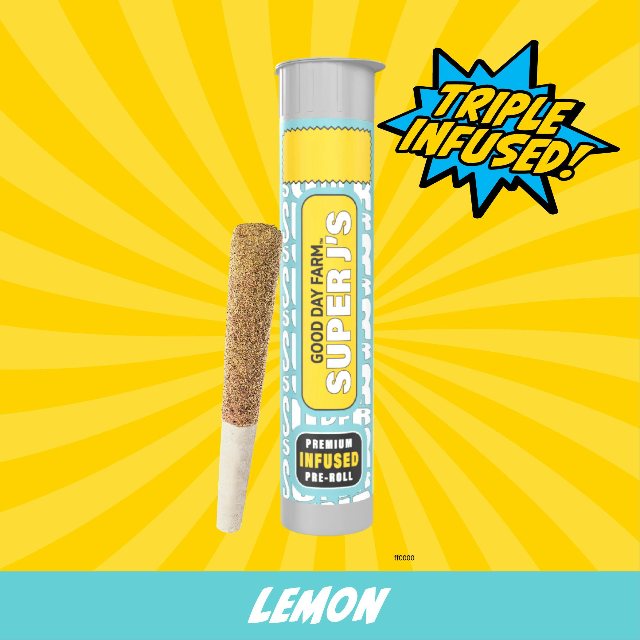 GDF: Infused Pre-Roll | Lit Lemons x Futura Haze | Super J's at H & W dispensary