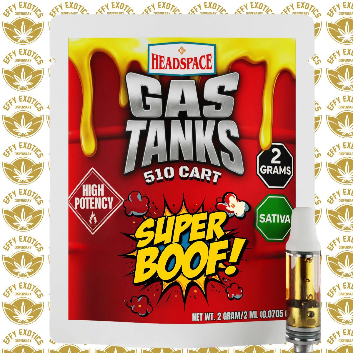 Gas Tanks Originals - 2g 510 Cartridge - Super Boof
