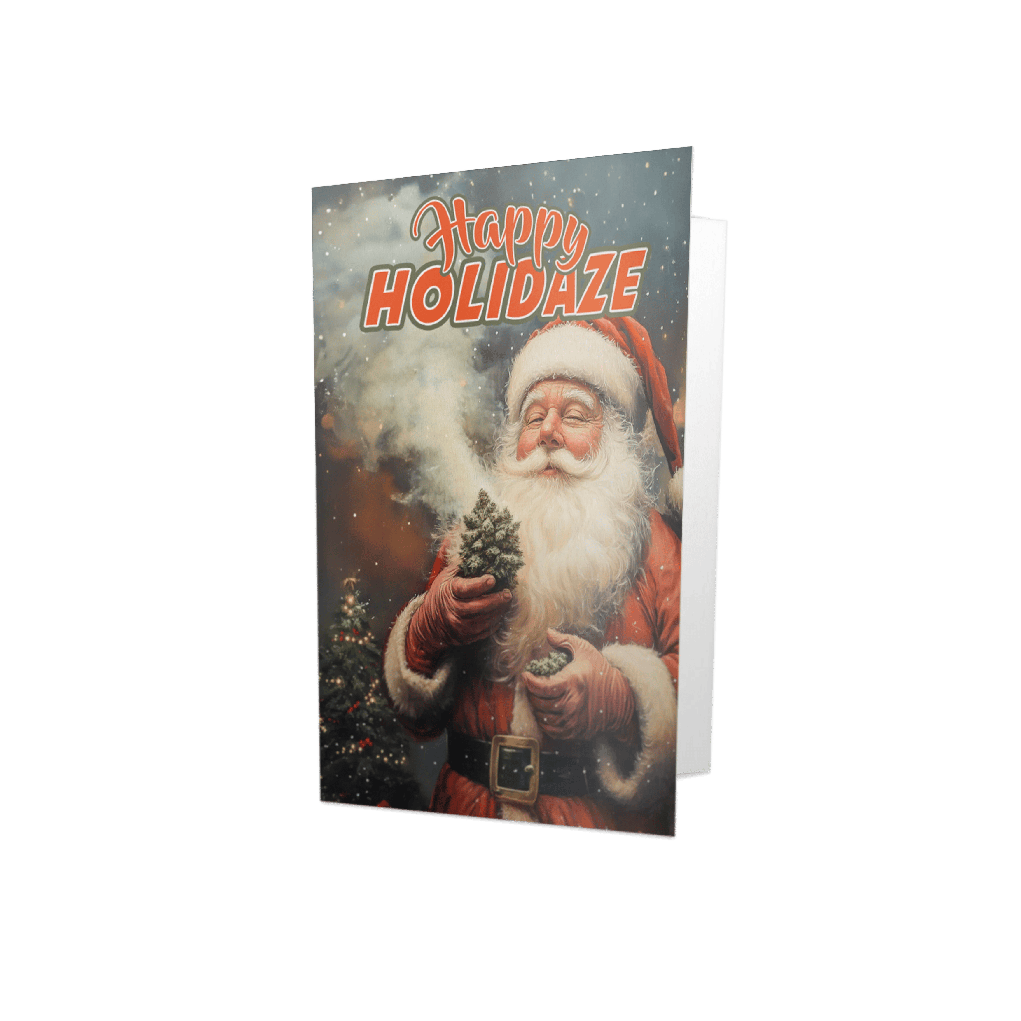 HOLIDAY CHRISTMAS CARD | - HOLIDAZE SANTA