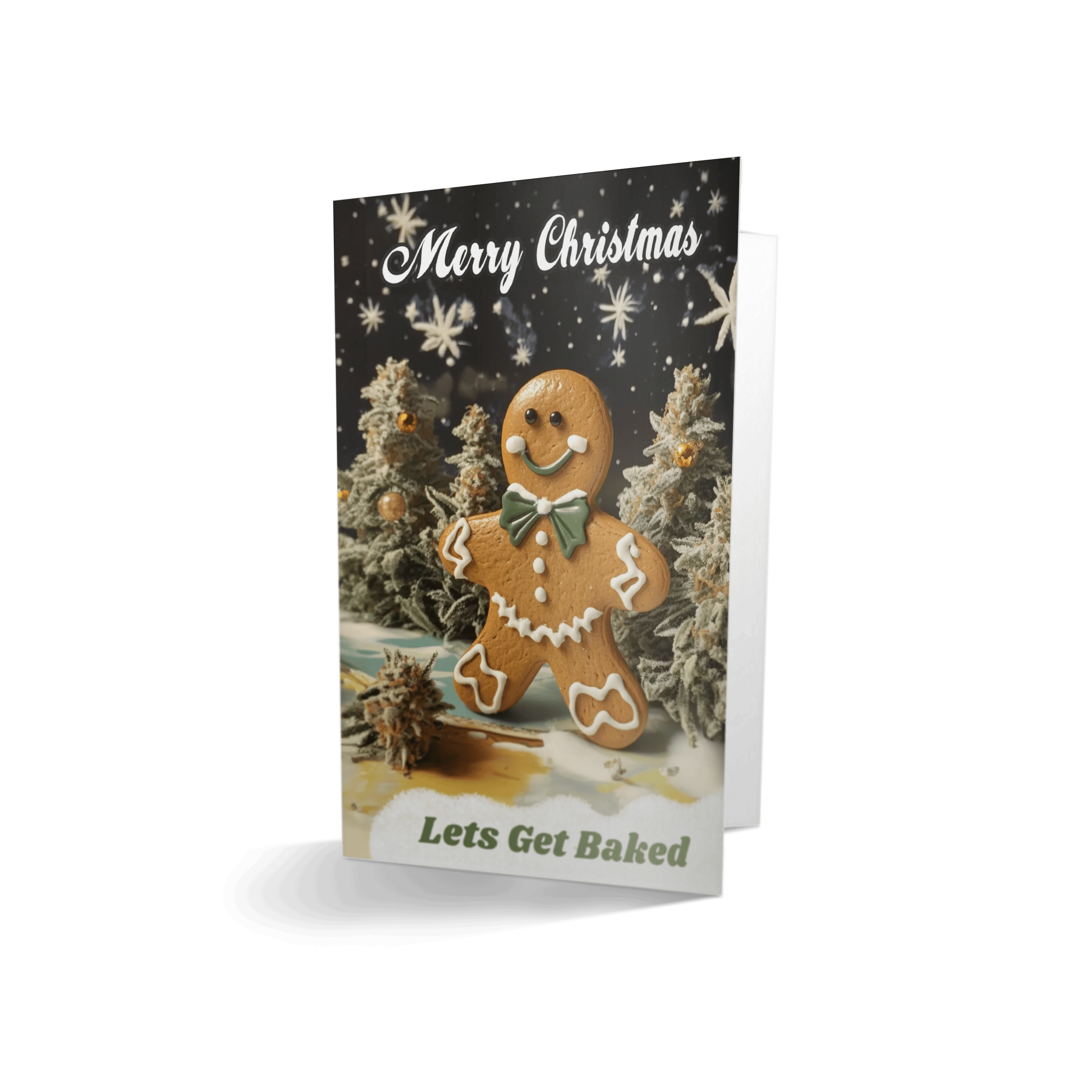 HOLIDAY CHRISTMAS CARD | - GINGERBREAD