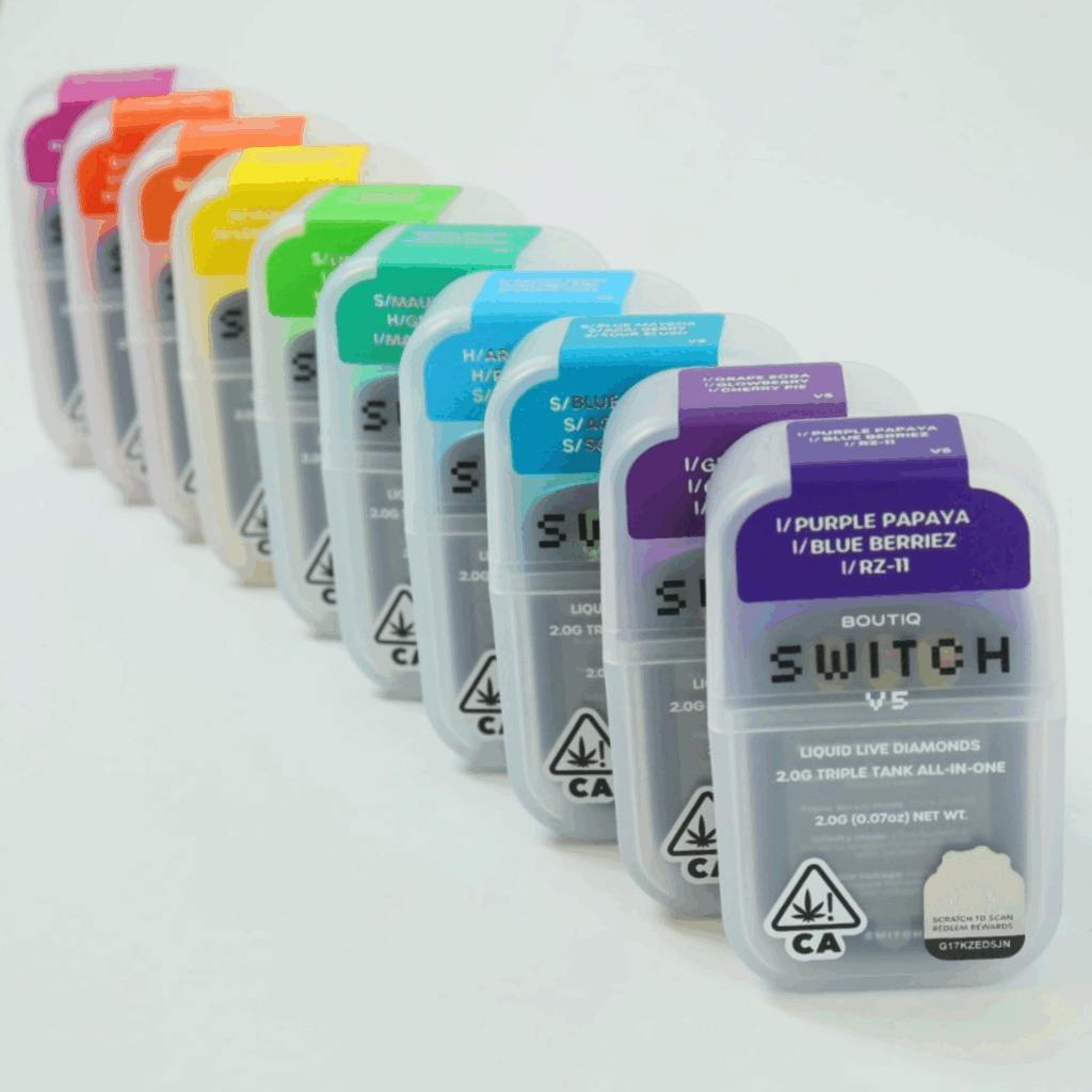 SWITCH | VAPES | LIQUID DIAMONDS | 2G | - PURPLE PAPAYA X BLUE BERRIEZ X RZ-11 | INDICA