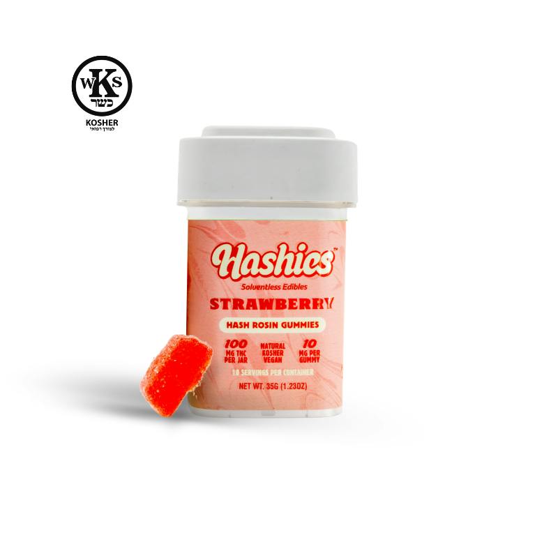 HASHIES | EDIBLE | HASH ROSIN | 10PK | - STRAWBERRY