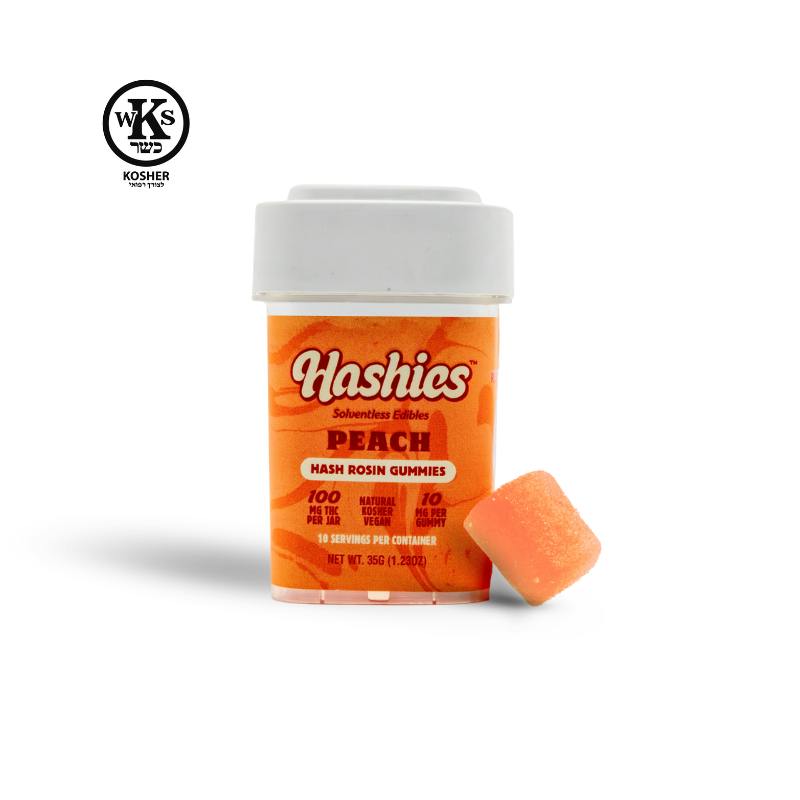 HASHIES | EDIBLE | HASH ROSIN | 10PK | - PEACH