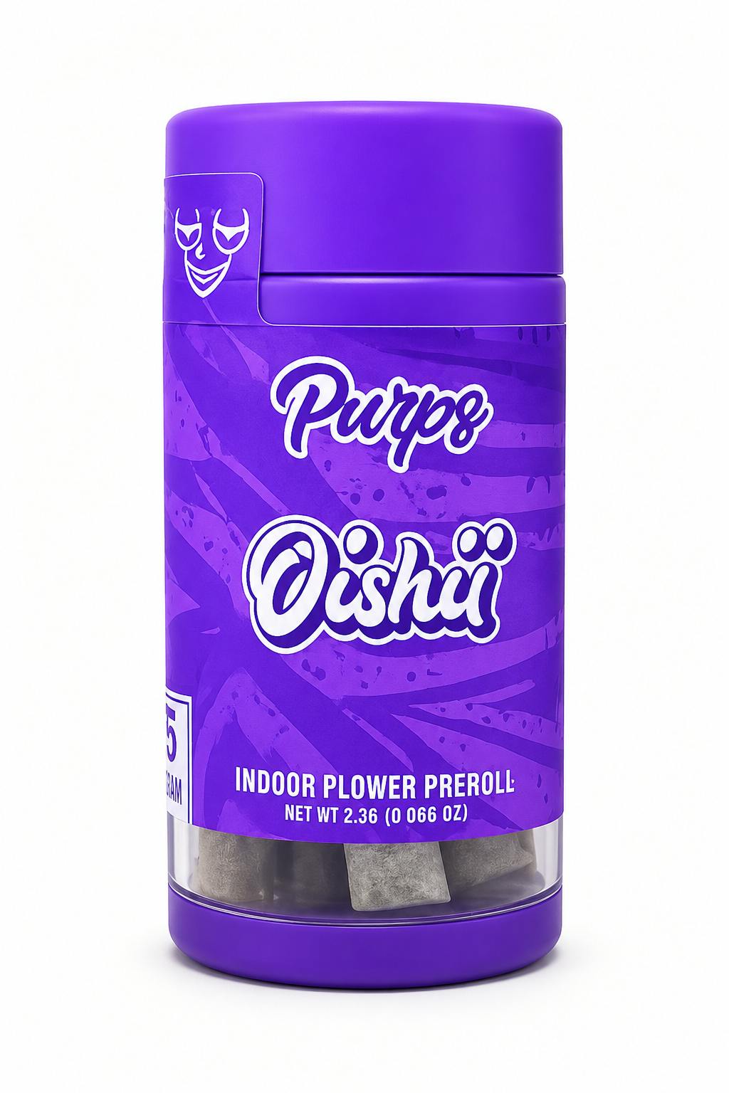 PURPS | PREROLL | 5PK | 2.5G | OISHII | HYBRID