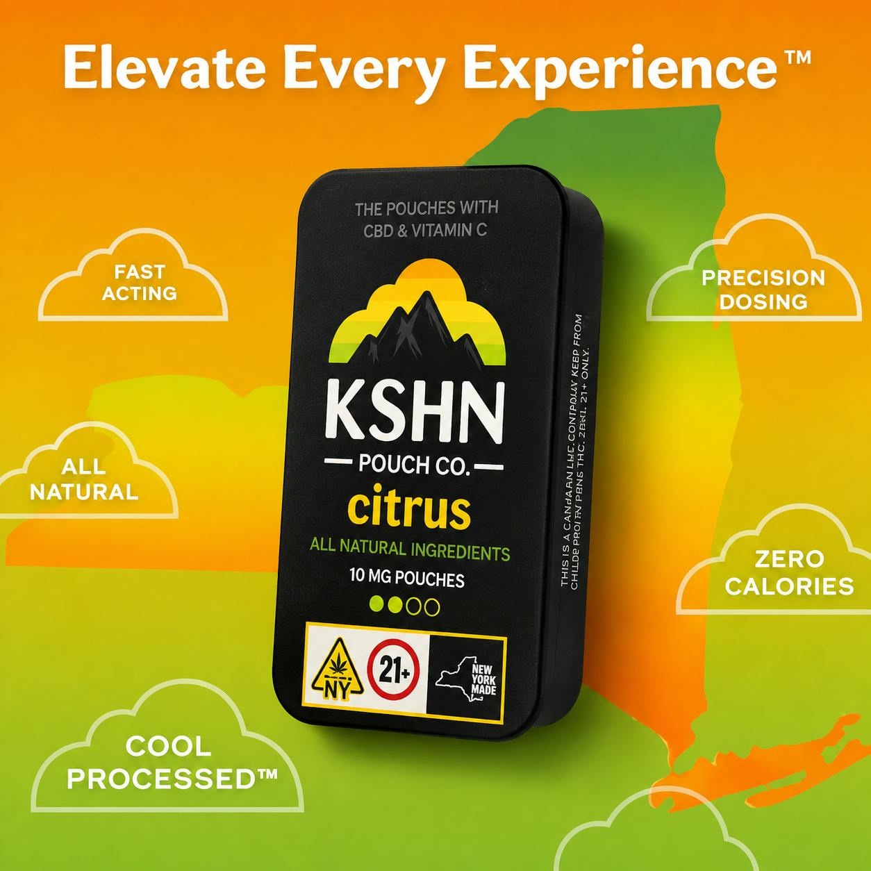 KSHN | INFUSED POUCH | 100MG | CITRUS