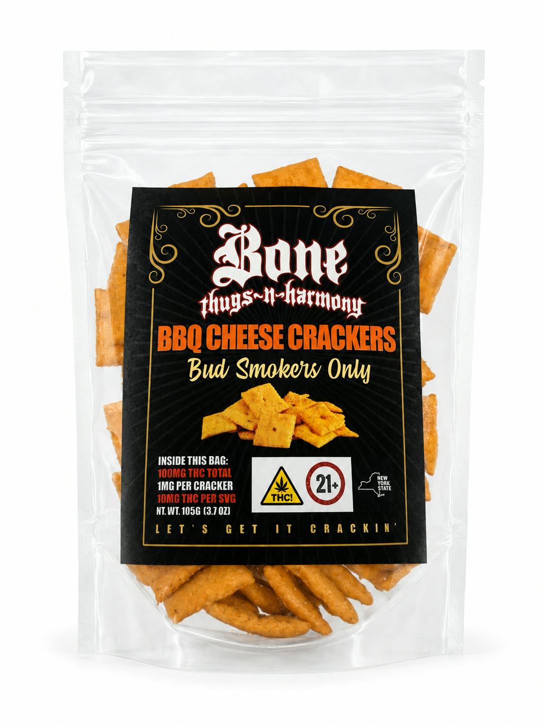 Bone Thugs | EDIBLES | BBQ Cheese Crackers -