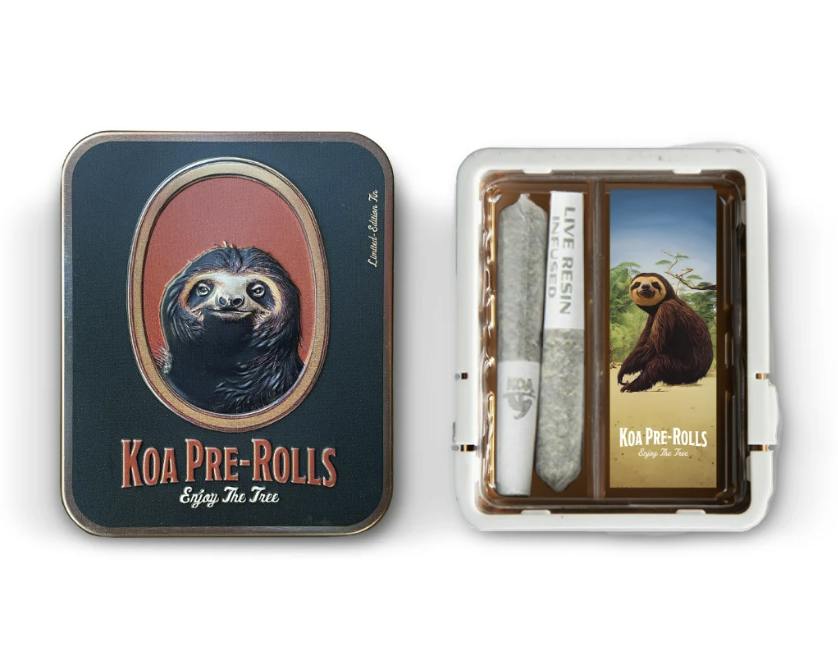 KOA | INFUSED PRE ROLL | 2 PACK | - GREEN CRACK | SATIVA