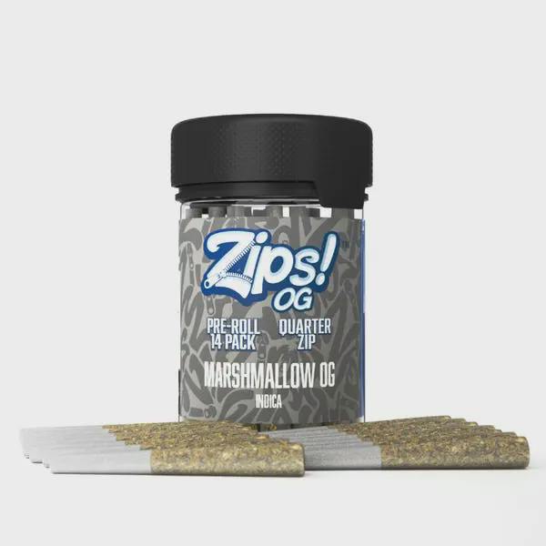 ZIPS | Preroll | 14 Pack | Marshmallow OG | 7g | Indica