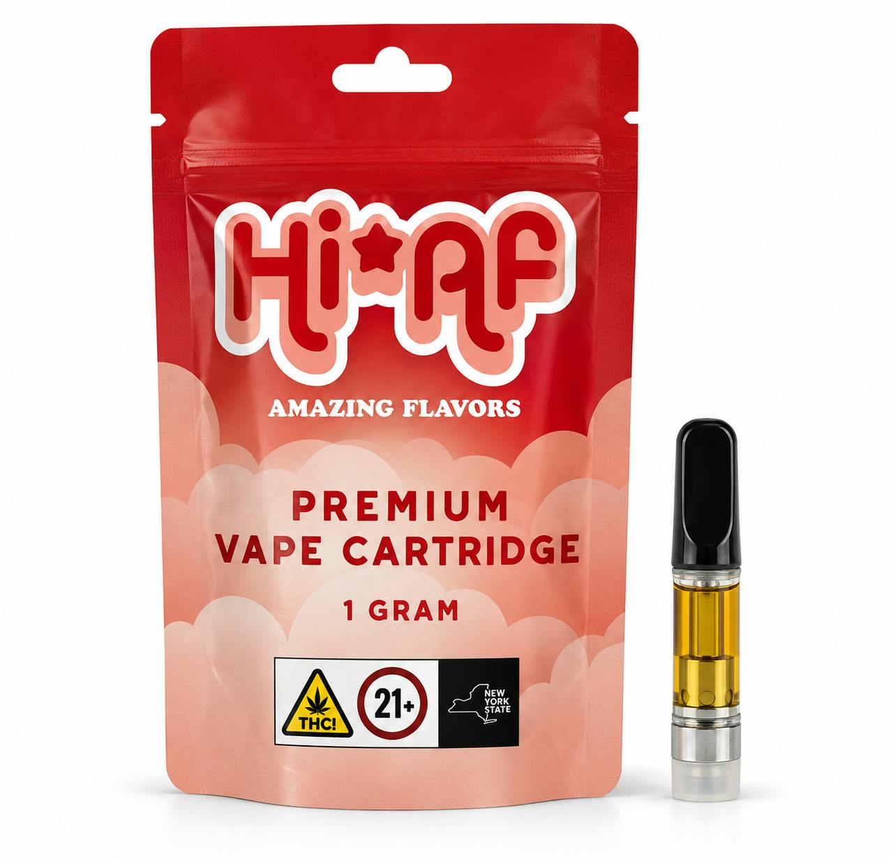 HI*AF | VAPE | CART | 1G | - JUICY RED