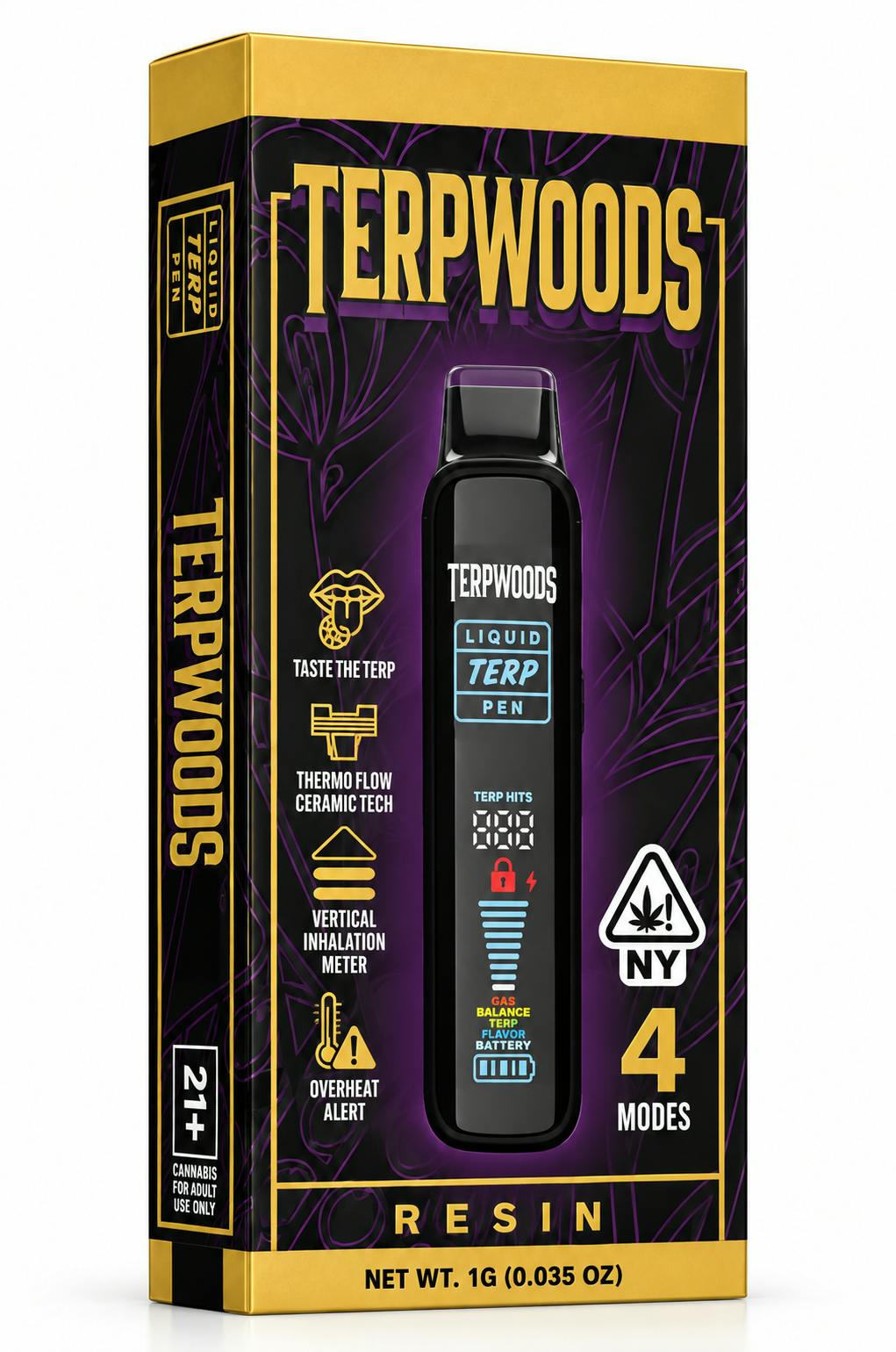 TERPWOODS | VAPE | AIO | LIVE RESIN | CHERRY PUNCH | SATIVA | 1G