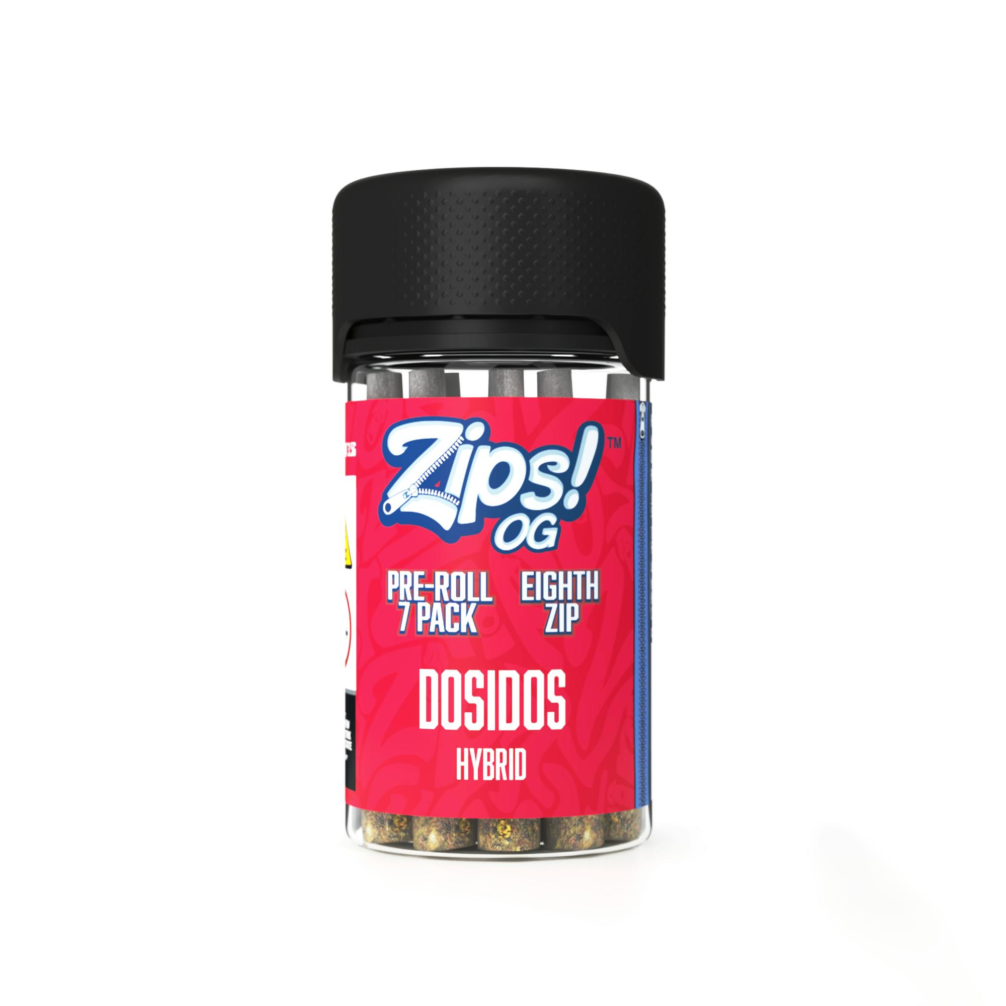 ZIPS | Preroll | 7 Pack | 3.5g | - Dosidos | Hybrid