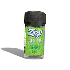 ZIPS | Preroll | 7 Pack | 3.5g | - OG Kush | Hybrid