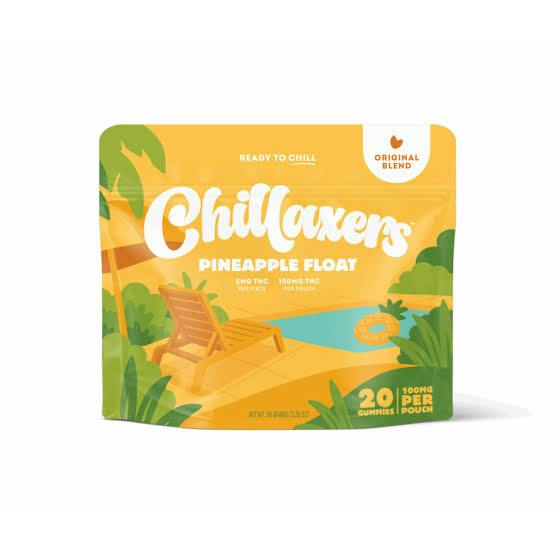 CHILLAXERS | EDIBLES | 20PK | 5MG | - PINEAPPLE FLOAT