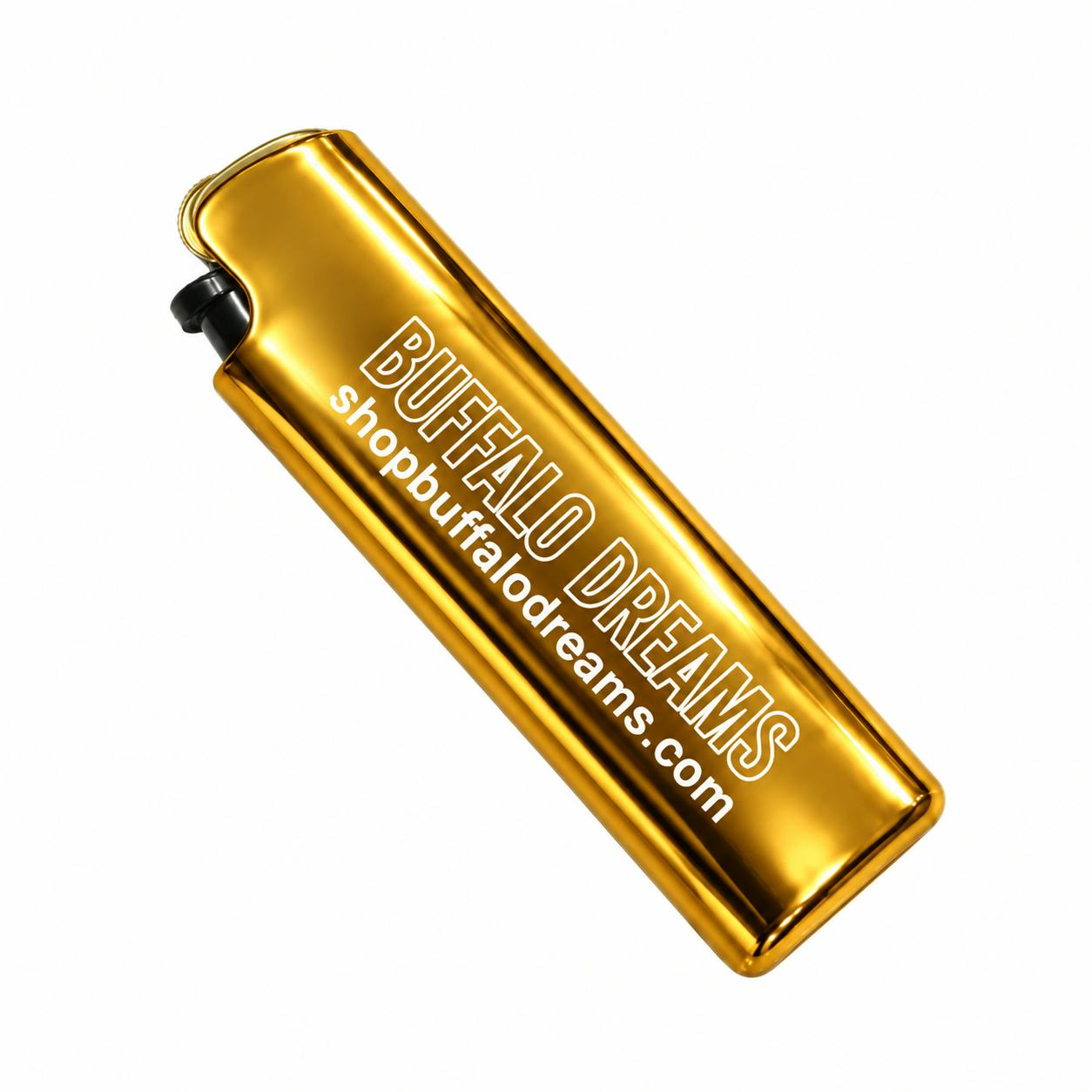BUFFALO DREAMS LIGHTER | - SHINY GOLD
