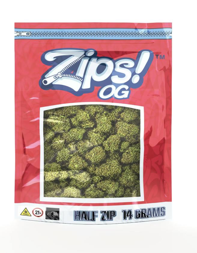 ZIPS | Flower | White Fire OG | 14g | Hybrid