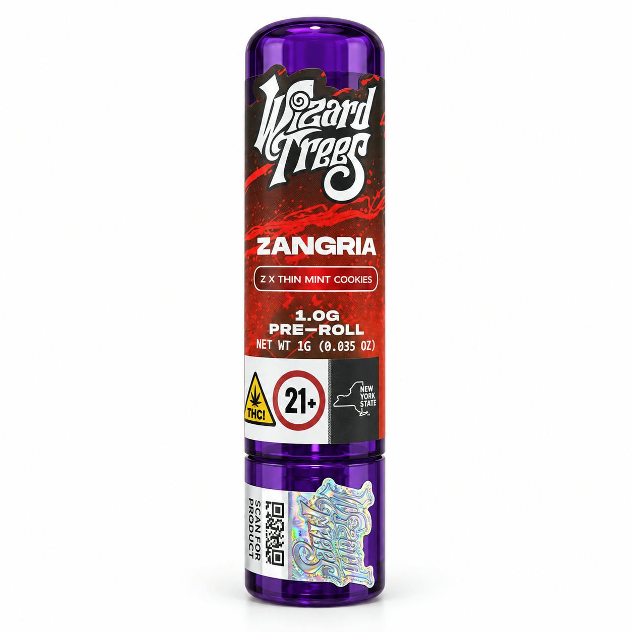 WIZARD TREES | PREROLL | 1.0G | - ZANGRIA | HYBRID