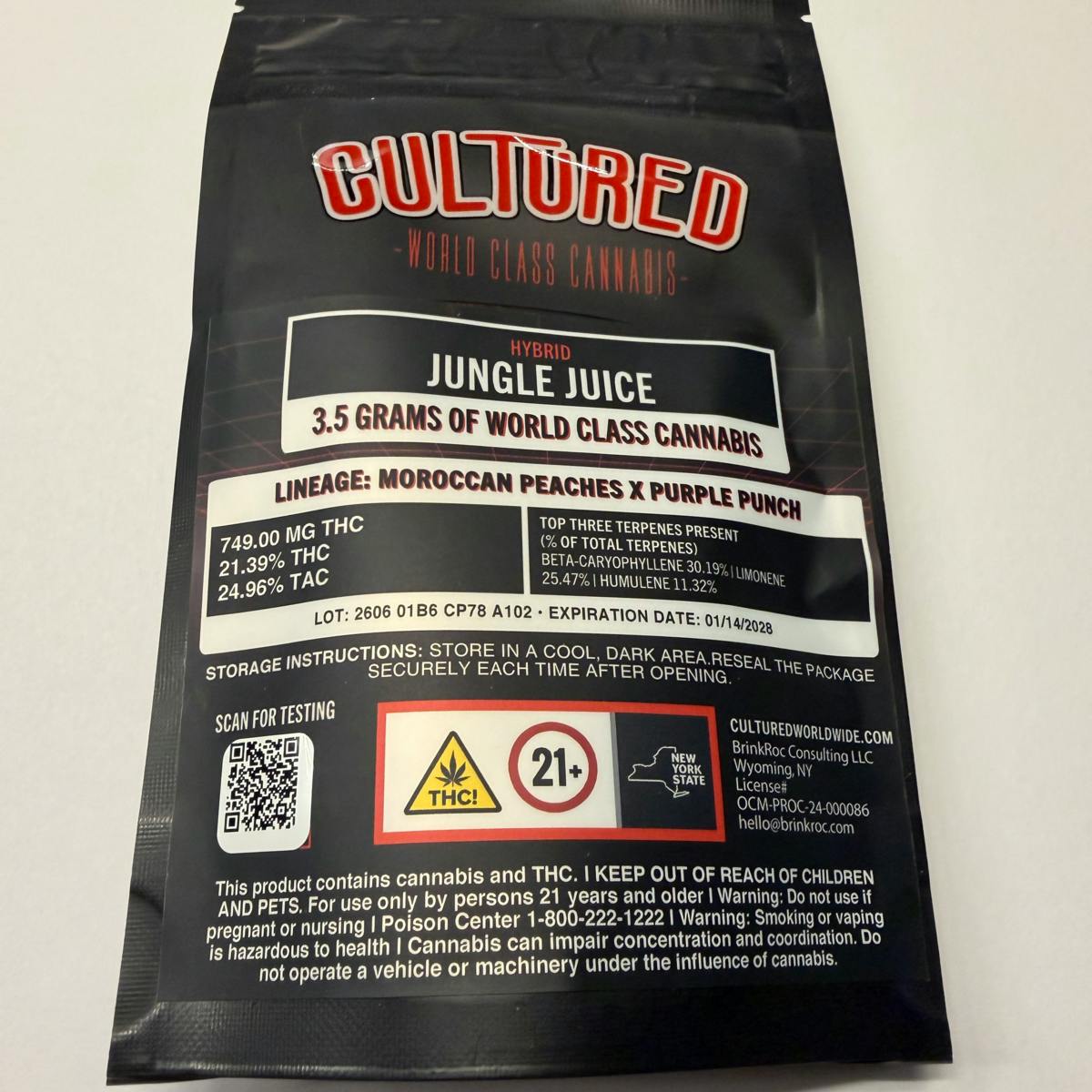 Cultured | 3.5g | Jungle Juice | hybrid