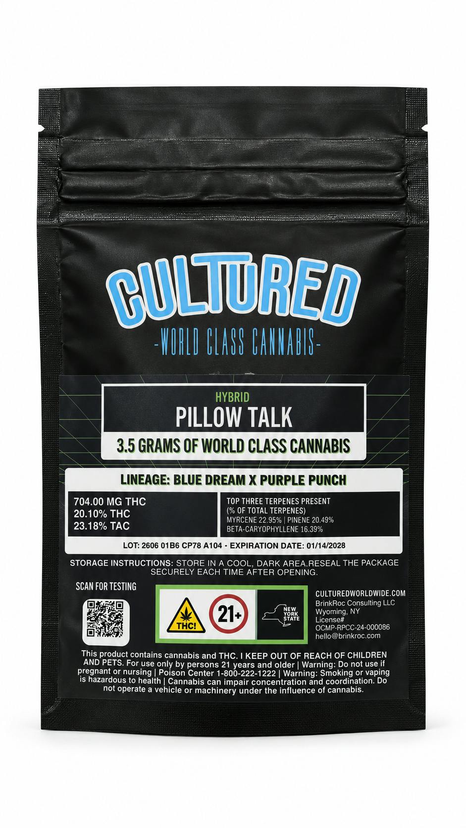 Cultured | 3.5 | Pillow Talk | hybrid