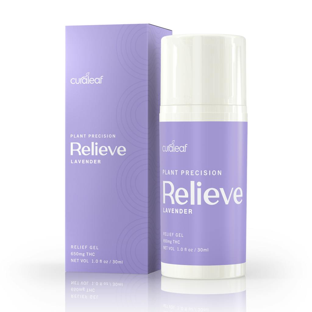 Plant Precision Relieve Lavender Gel 650mg at Curaleaf Dispensary Daytona