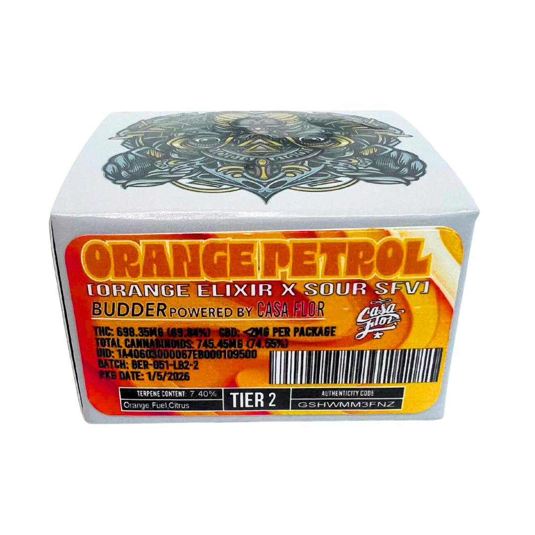 ORANGE PETROL LIVE RESIN BUDDER
