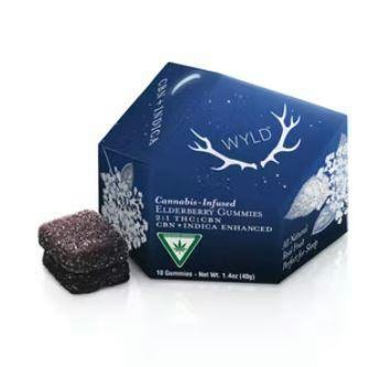 Wyld | Elderberry 4:1 THC:CBN | 200MG Gummies