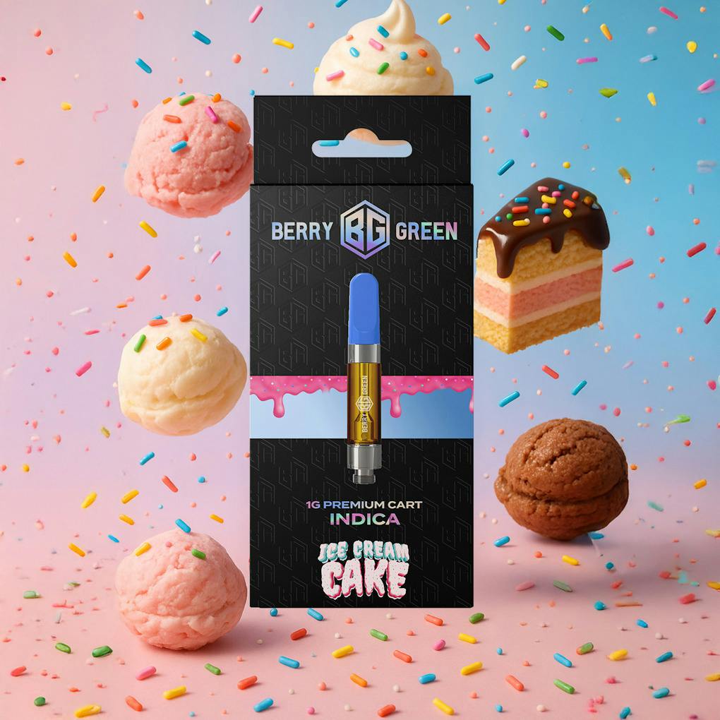 Berry Green | Ice Cream Cake | 1g 510 Cart at Joyology Cannabis Dispensary - Centerline