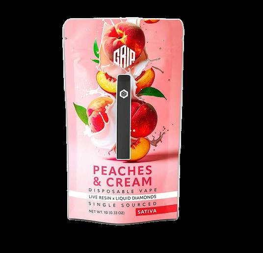 Grip | Peaches & Cream | 1G Disposable