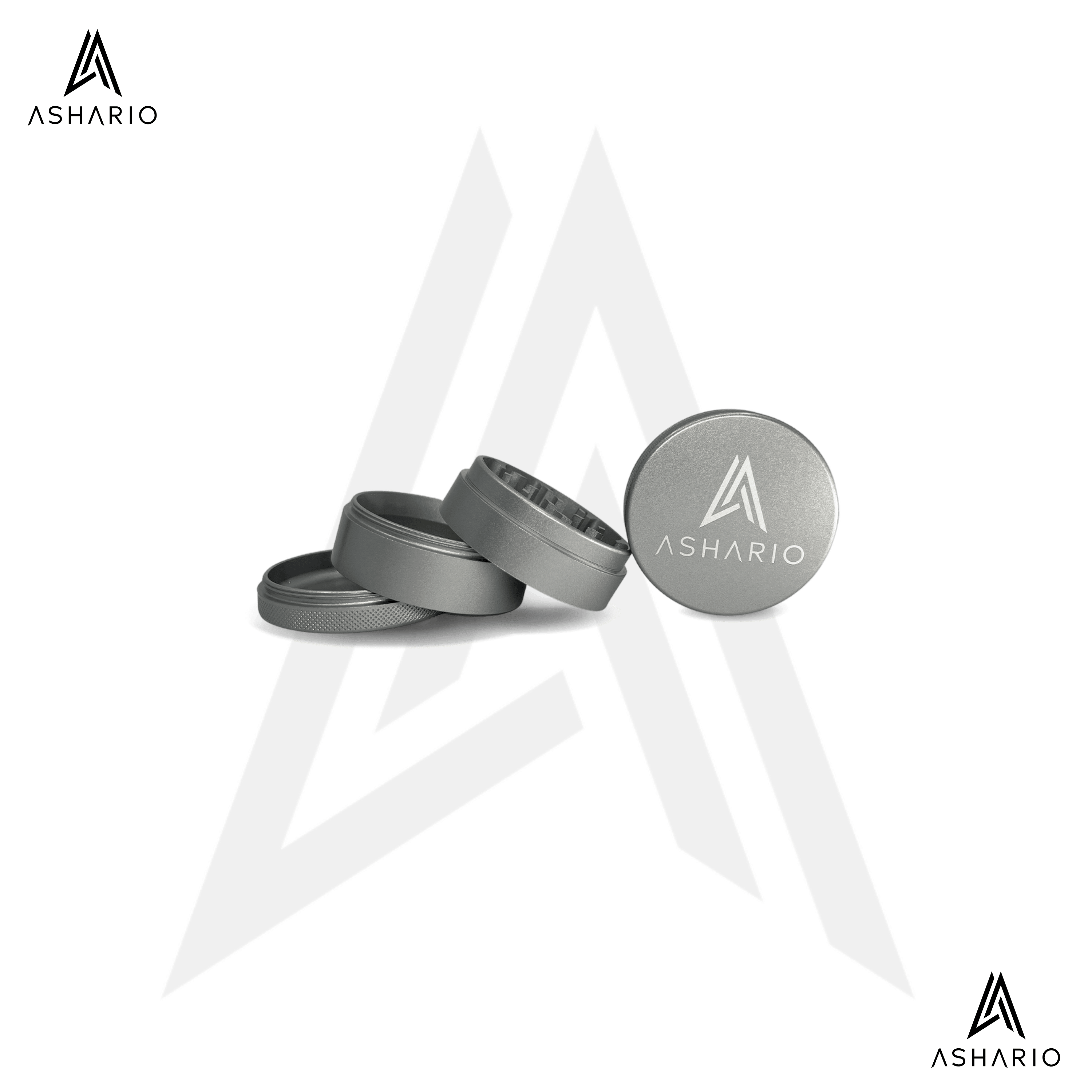 Ashario Ceramic Grinder - Silver