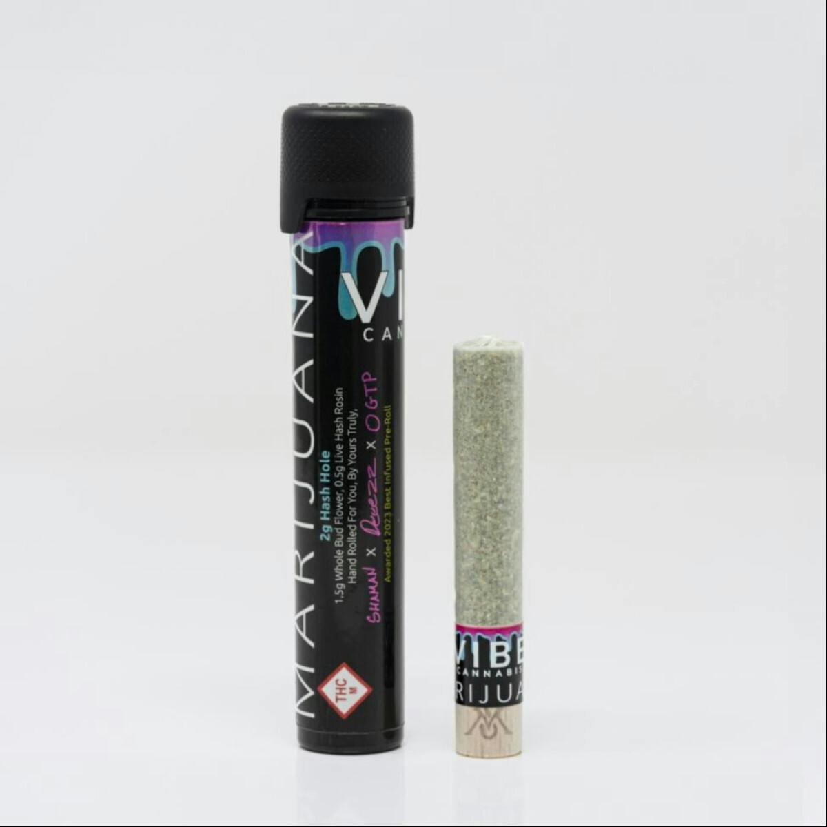 Vibe | Resin Infused Pre-Roll | Southern Jam Hash Hole 2g