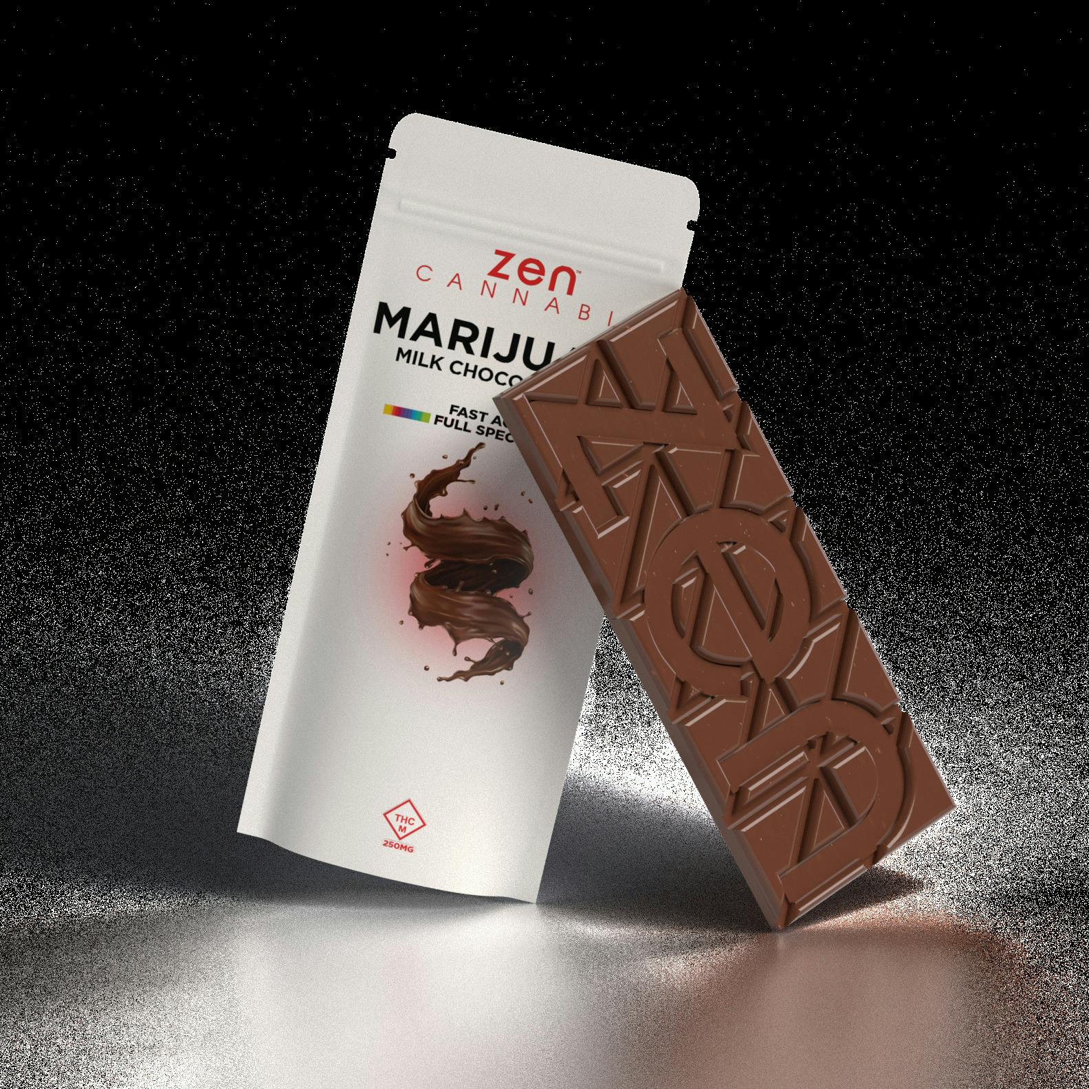 Zen | Chocolate Bar | Milk Chocolate 250mg