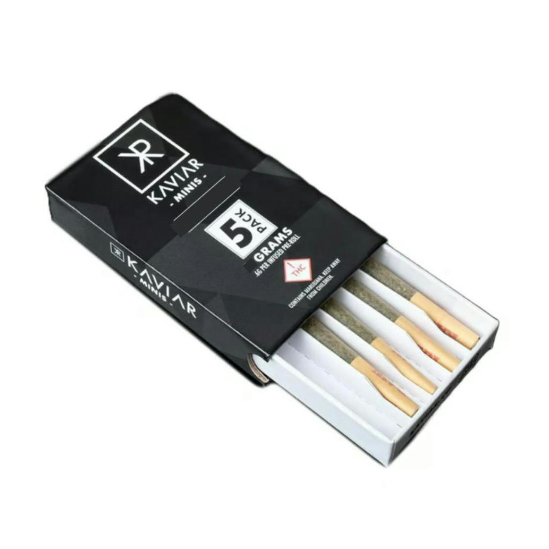 Kaviar | Minis 5pk .6g Infused PreRoll | Indica