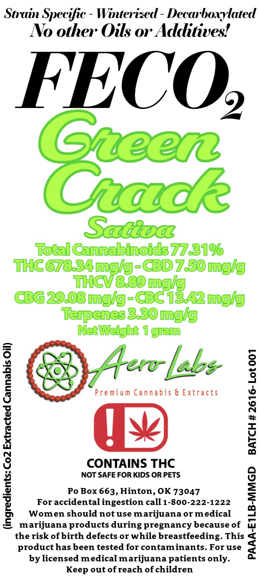 AERO Feco - 1G Green Crack