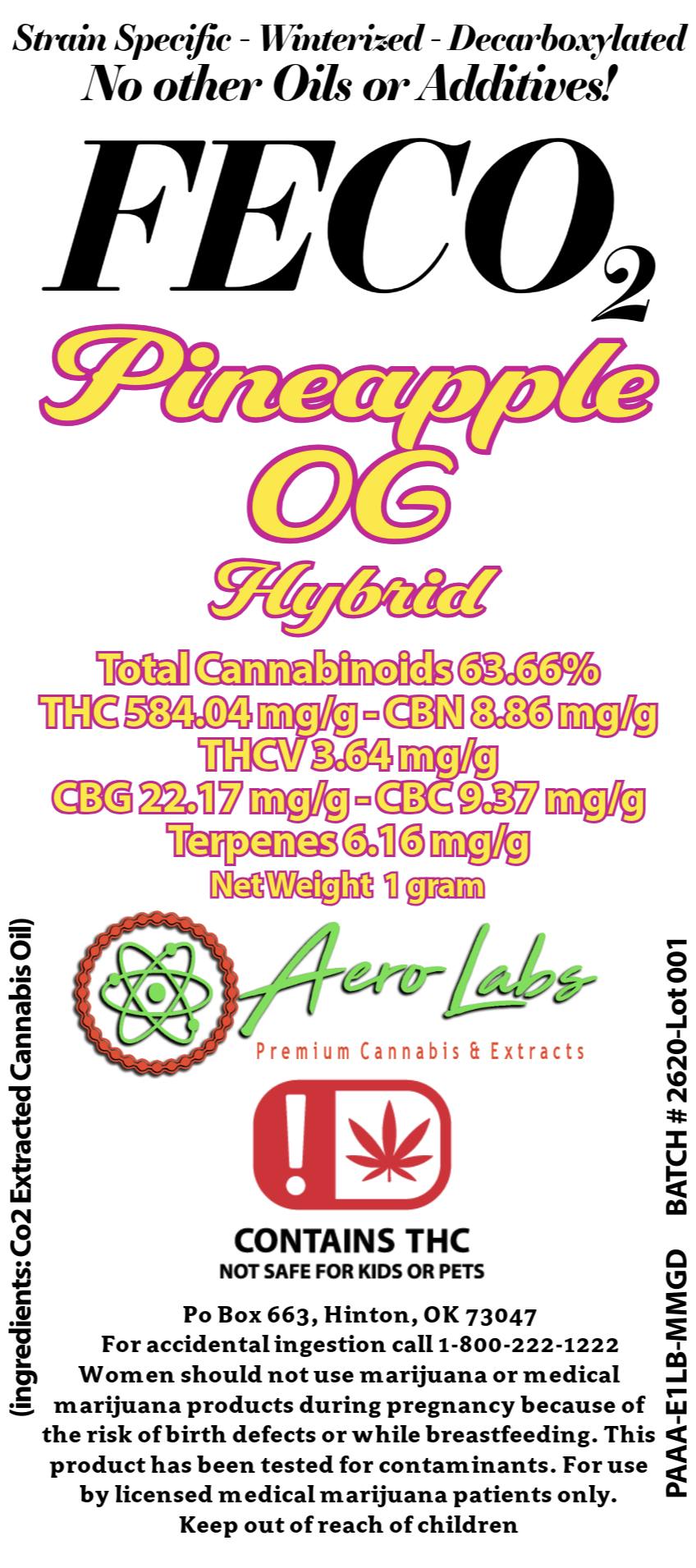 AERO Feco - 1G Pineapple OG