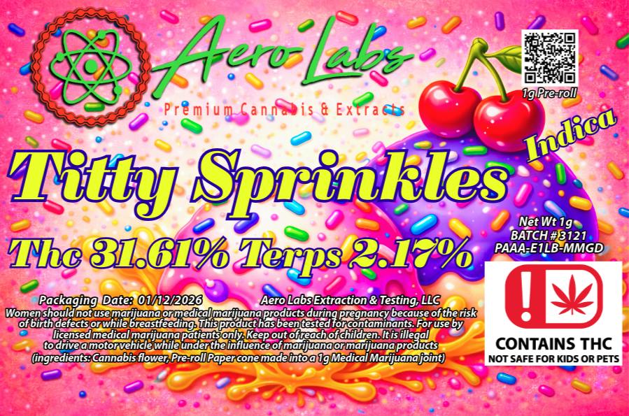 AERO LABS - Titty Sprinkles INDICA