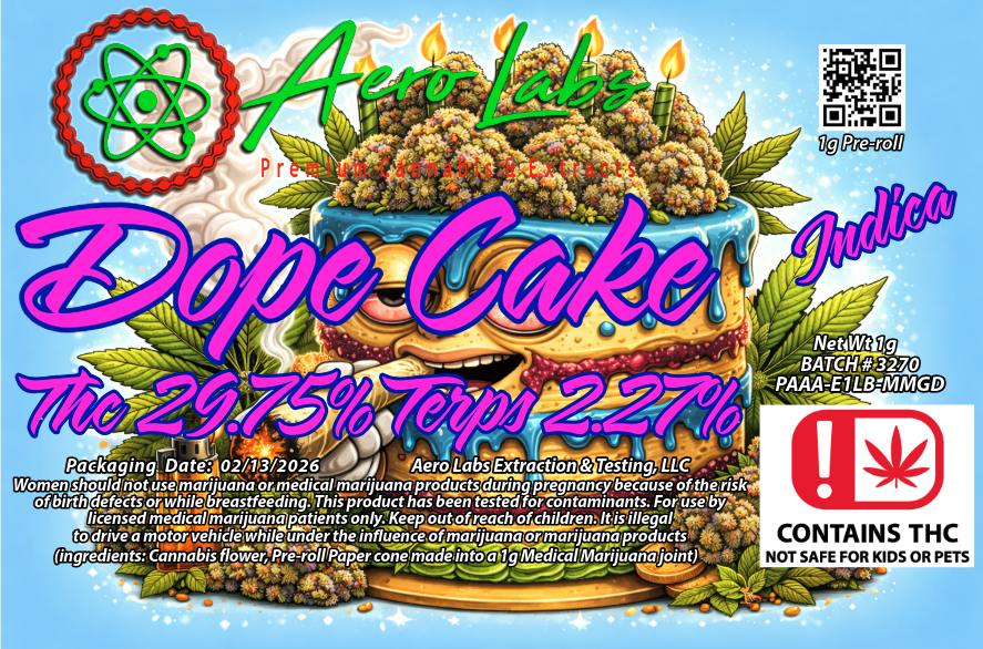 AERO LABS - Dope Cake INDICA