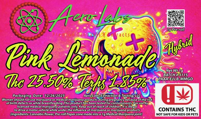 AERO LABS - Pink Lemonade HYBRID
