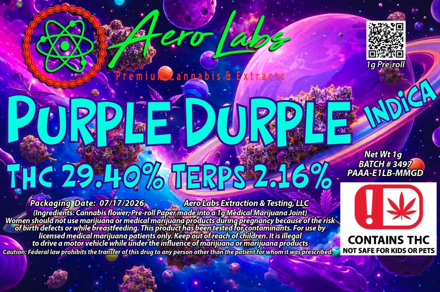 AERO LABS - Purple Durple INDICA