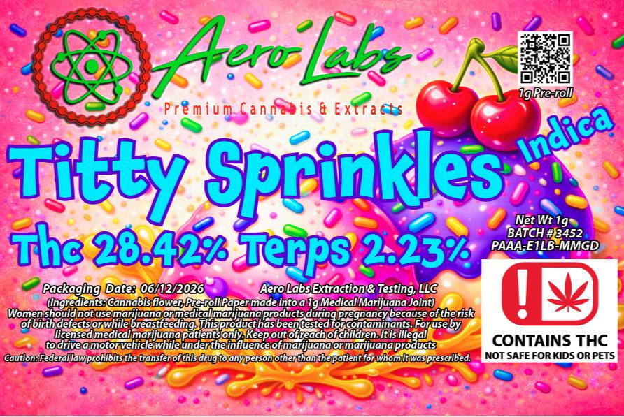 AERO LABS - Titty Sprinkles INDICA