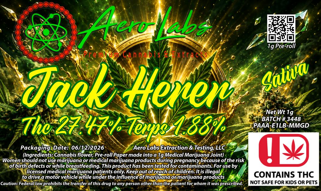 AERO LABS - Jack Herer SATIVA