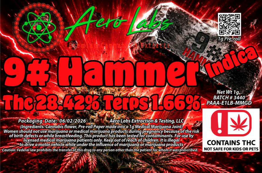 1g Pre-Roll *9 lb Hammer*