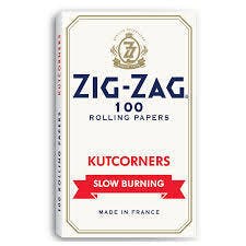 Zig Zag – Kutcorners Slow Burning Papers – White