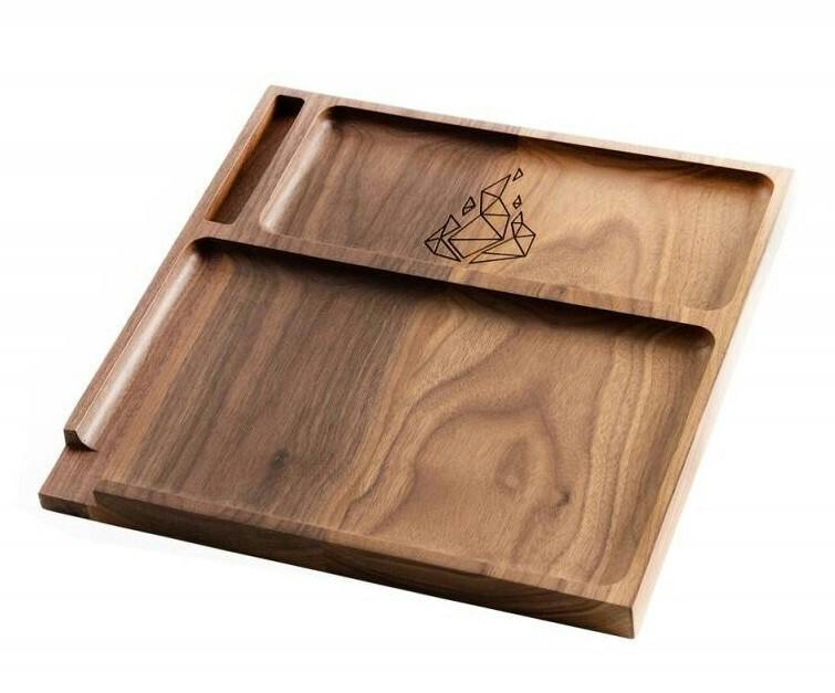 Yaketa - BRNT Walnut Rolling Tray