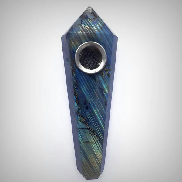 Crystal Pipe - Labradorite