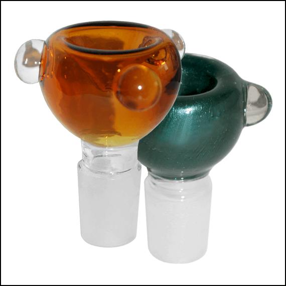 BOWL - GLASS - ASSORTED COLORS 19mm
