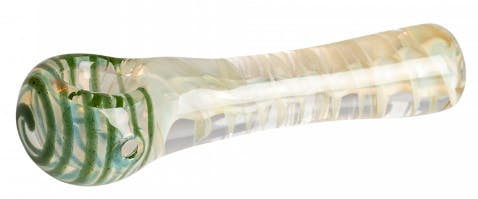 Red Eye Glass - 3.75" Inside Out Corkscrew Pipe - Various Colours