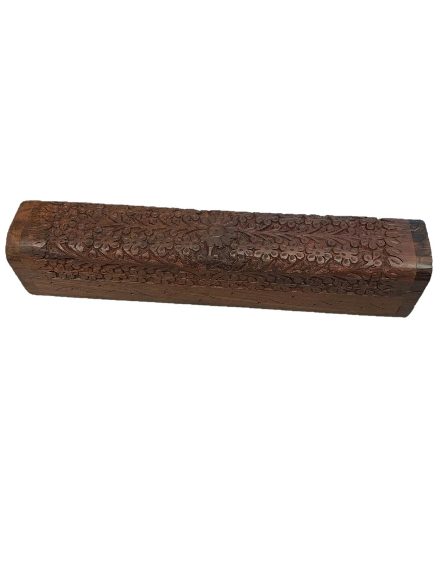 Incense Burner Box - Carved
