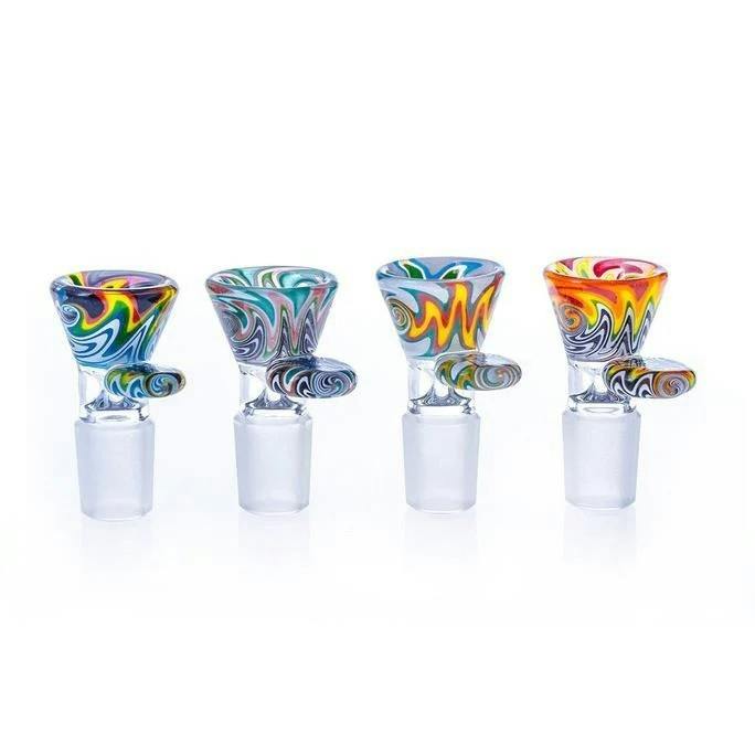 Hoss Glass - 19mm Bowl Cone Colour Reversal - Various Colours