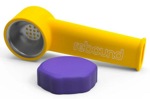 Rebound Silicone Hand Pipe - 3" Assorted Colours