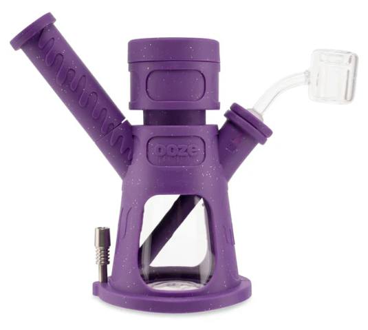 Ooze Hyborg Dab Rig - Shimmer Purple