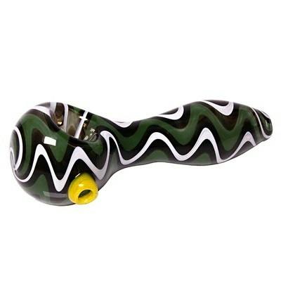 Glass Pipe - 4" Swirl - Various Colours